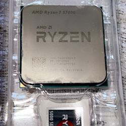Used Ryzen 7 5700G + Brand New RGB Wraith Prism Cooler 