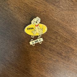 Disney Pin- 1998 Dalmatian And Bone 