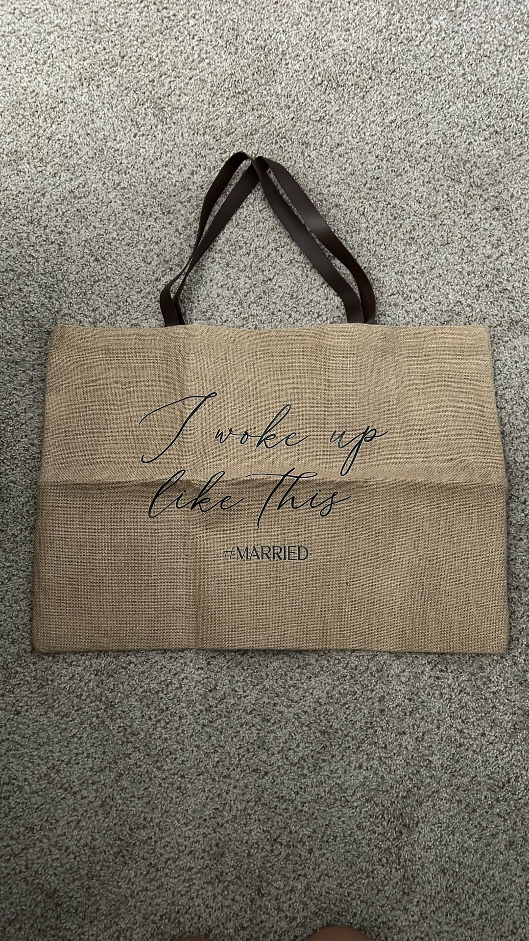 “I Woke Up Like This” Tote Bag