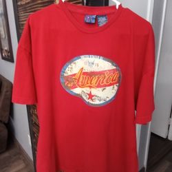 Men's America Tee Size 2XL