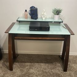 Glass Top Work Table
