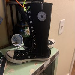 Knee High Converse Size 13 Child