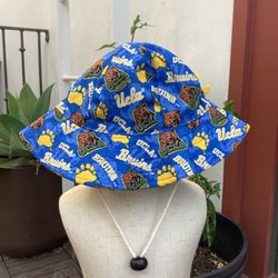 Heather Sue Sews UCLA Bucket Hat NEW