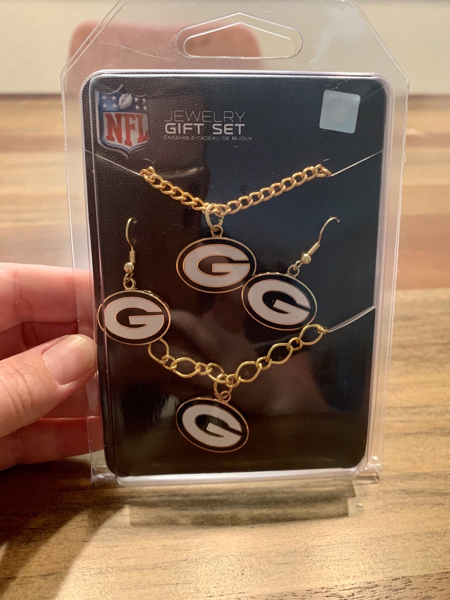 Green Bay Packers jewelry gift set