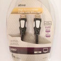 Ativa High Speed HDMI Cable And Ethernet
