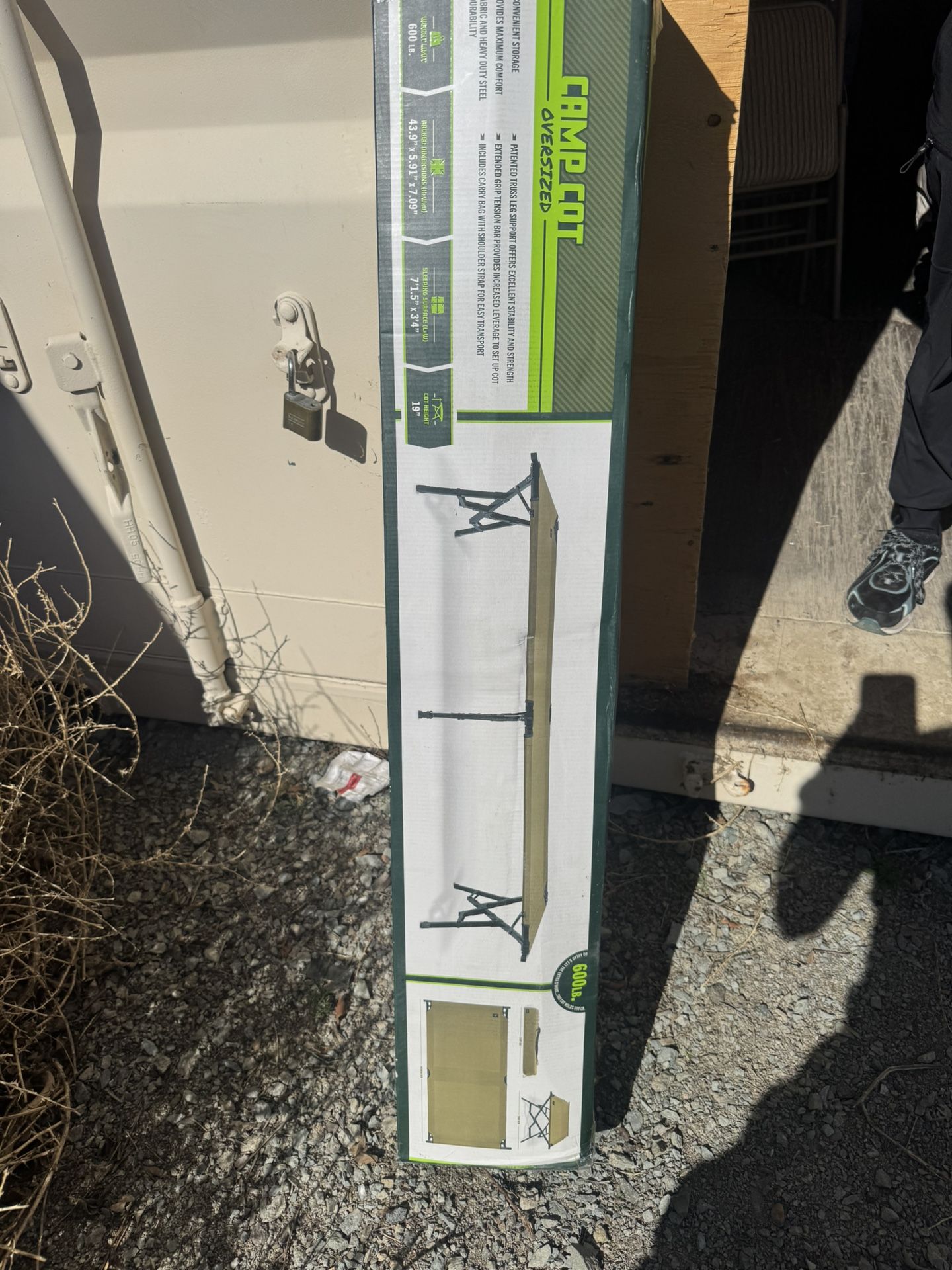 Brand New Oversized Camping cot