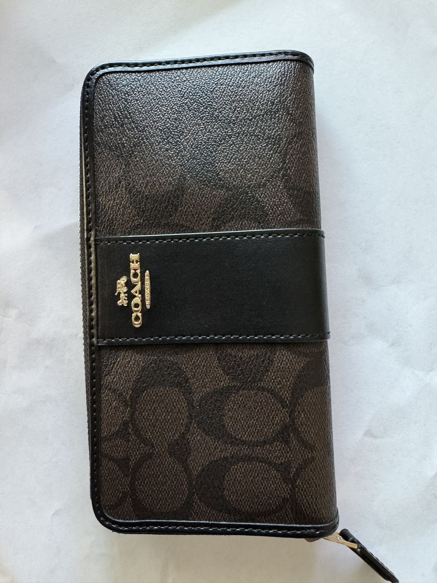 Coach Accordion Zip Wallet