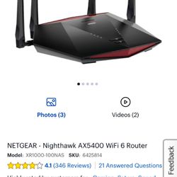 Netgear Wi-Fi Router Nighthawk XR1000