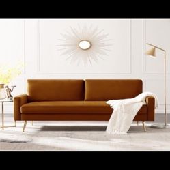 Brand New Orange Loveseat