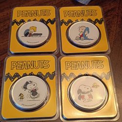 4 1 Oz Snoopy Coins In Tep