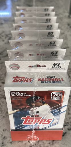 2021 Topps Update Baseball Factory Sealed 8-Box Case