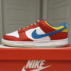 Nike Dunk Low QS “LeBron James Fruity Pebbles” Size 12