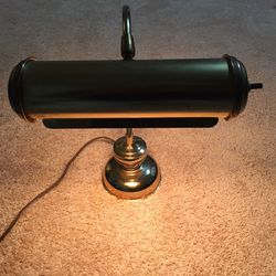 Solid brass desk lamp