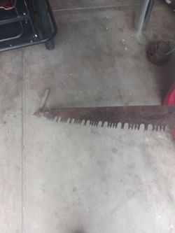 Vintage 2 man saw