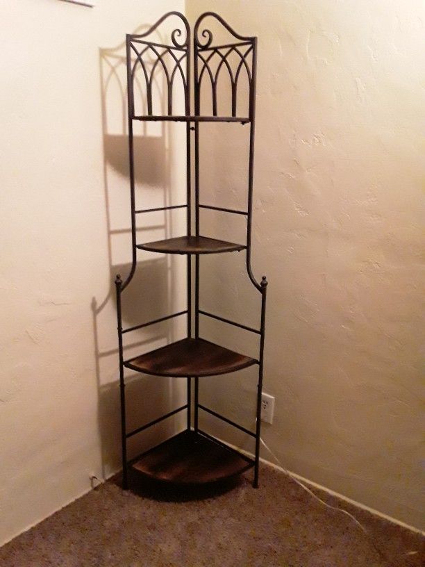 Metal Stand With 4 Shelves 