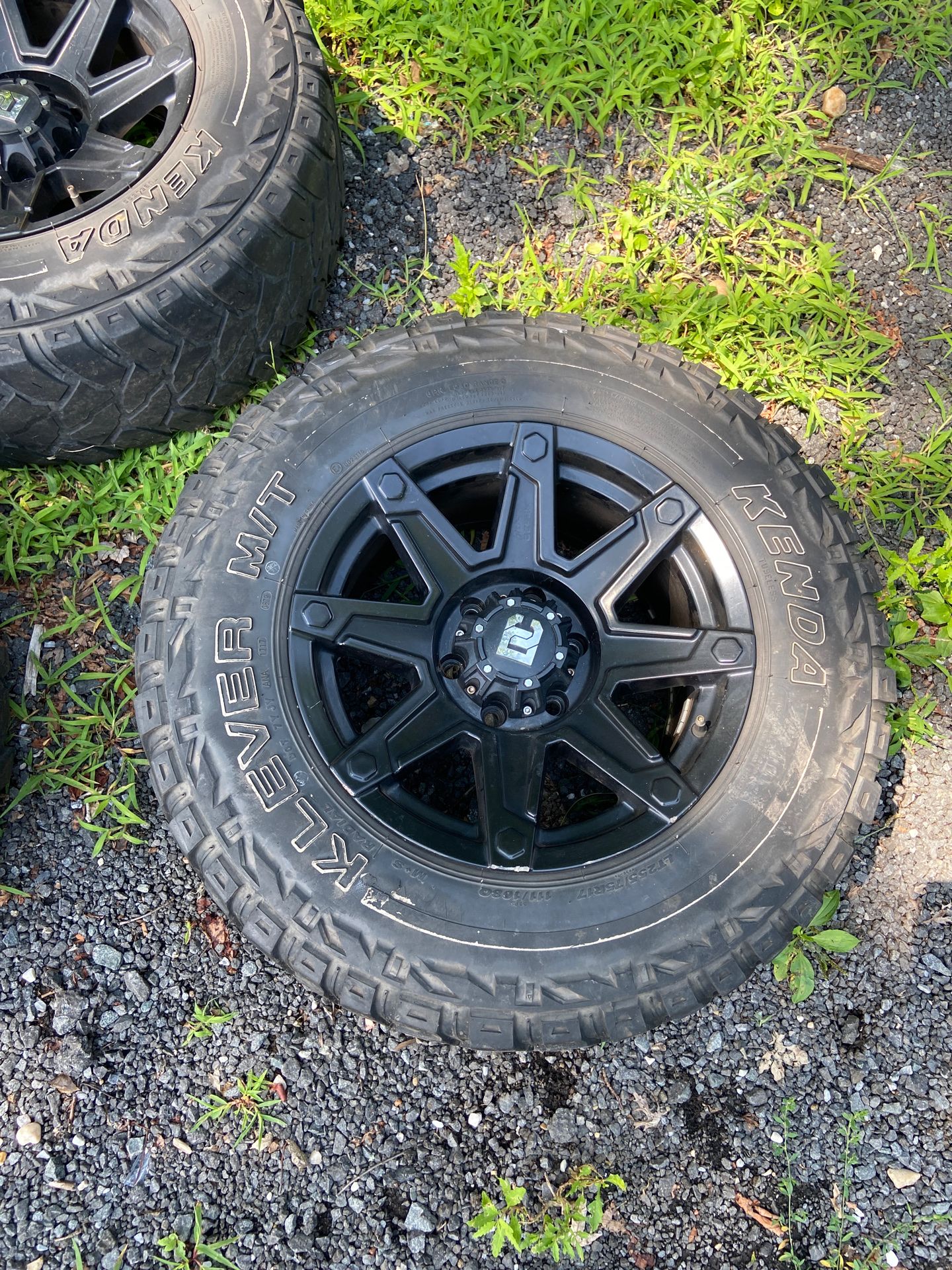 17 inch DC Wheels 6 lug came off of Chevy. Rims tires