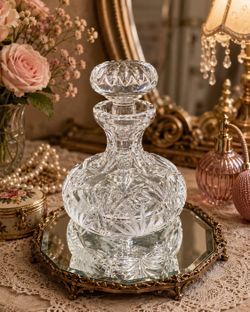Crystal perfume bottle