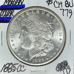 1885-CC MORGAN SILVER DOLLAR ~CH/BU ~NICE LOOKING COIN~
