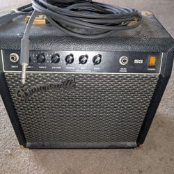 Brownsville 15G guitar amp with aux cable for guitar