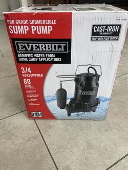 Everbilt Sump Pump