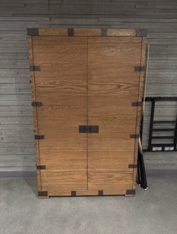 Restoration Hardware Heirloom Silver-Chest Cabinet