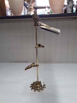 Vintage Brass 3-Hand Victorian Clip Letter Holder- Located in Shelton