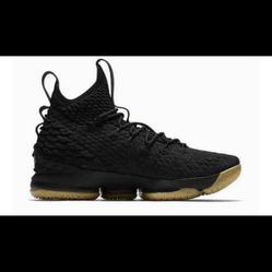 Brand New NIKE LeBron James 15” Black Gum Men’s Size 10