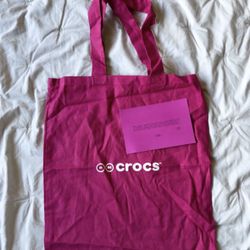 Brand New Post Malone x Crocs Pink Tote Bag Posty Card