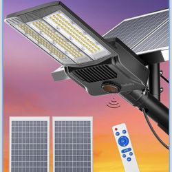 SL-9800W Solar Street Lights Outdoor(still in the box)