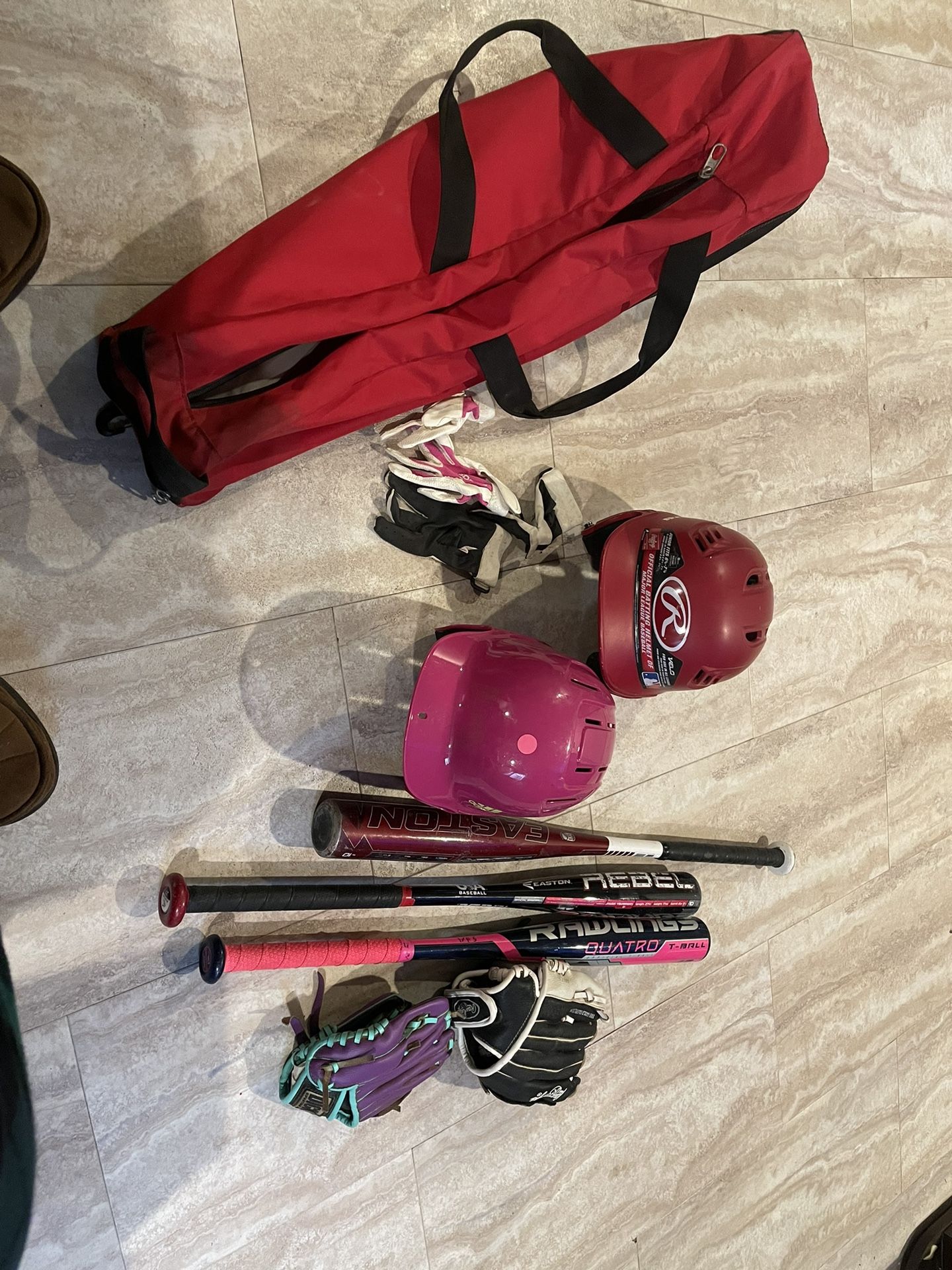 Assorted Baseball Equipment