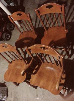 Wood chairs