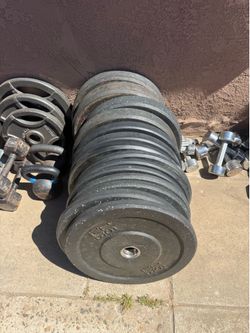Bumper plates 310 lbs