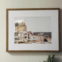 New! Italy Glass Picture  31.5” x 21.5”