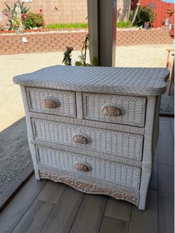 Beautiful Pier one Jamaica Collection Wicker Dresser.