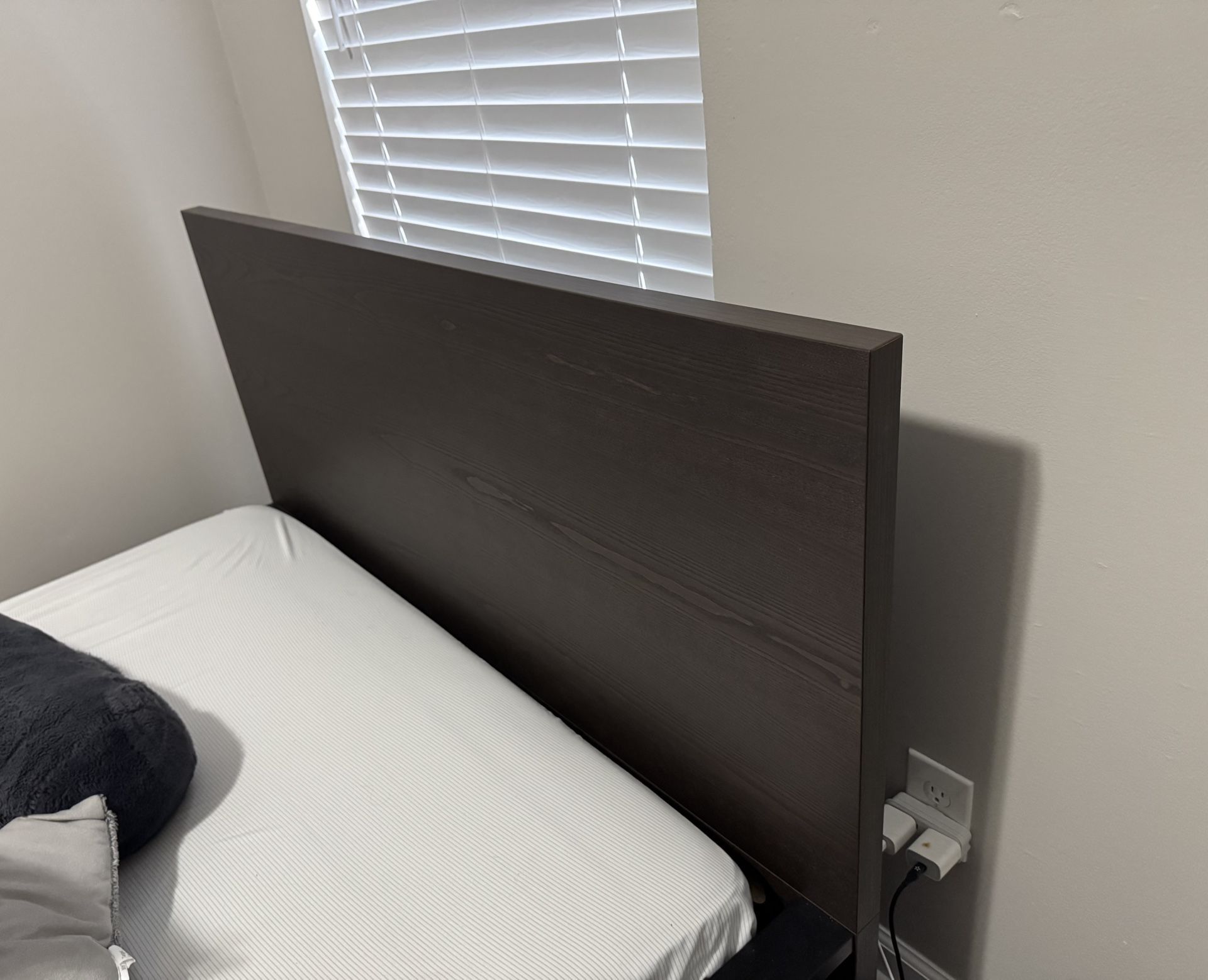 IKEA Full Size Bedframe W/ storage drawers, Mattress Included