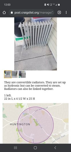 New Convertible Radiator