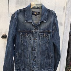 Lucky Brand Men Denim Jacket size M 
