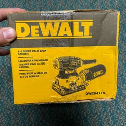 SANDER, TOOLS-POWER DEWALT IN BOX USED DWE6411K