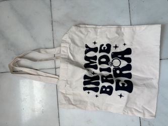 $12 Bridal Bag And Slippers - New 