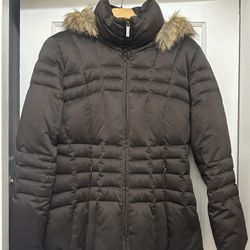 Women’s Calvin Klein Hooded Puffer Coat 