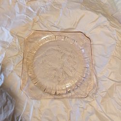 Depression Glass Plate 