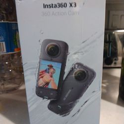 Insta360 X3 360 Action Camera, 1/2" 48MP Sensors, 5.7K, Active HDR


