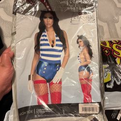 Adult High Tide Women Sailor Costume 