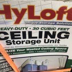 Ceiling storage unit new