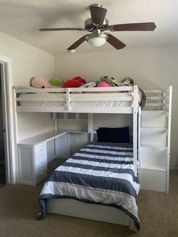Bunk bed for sale, mattress included