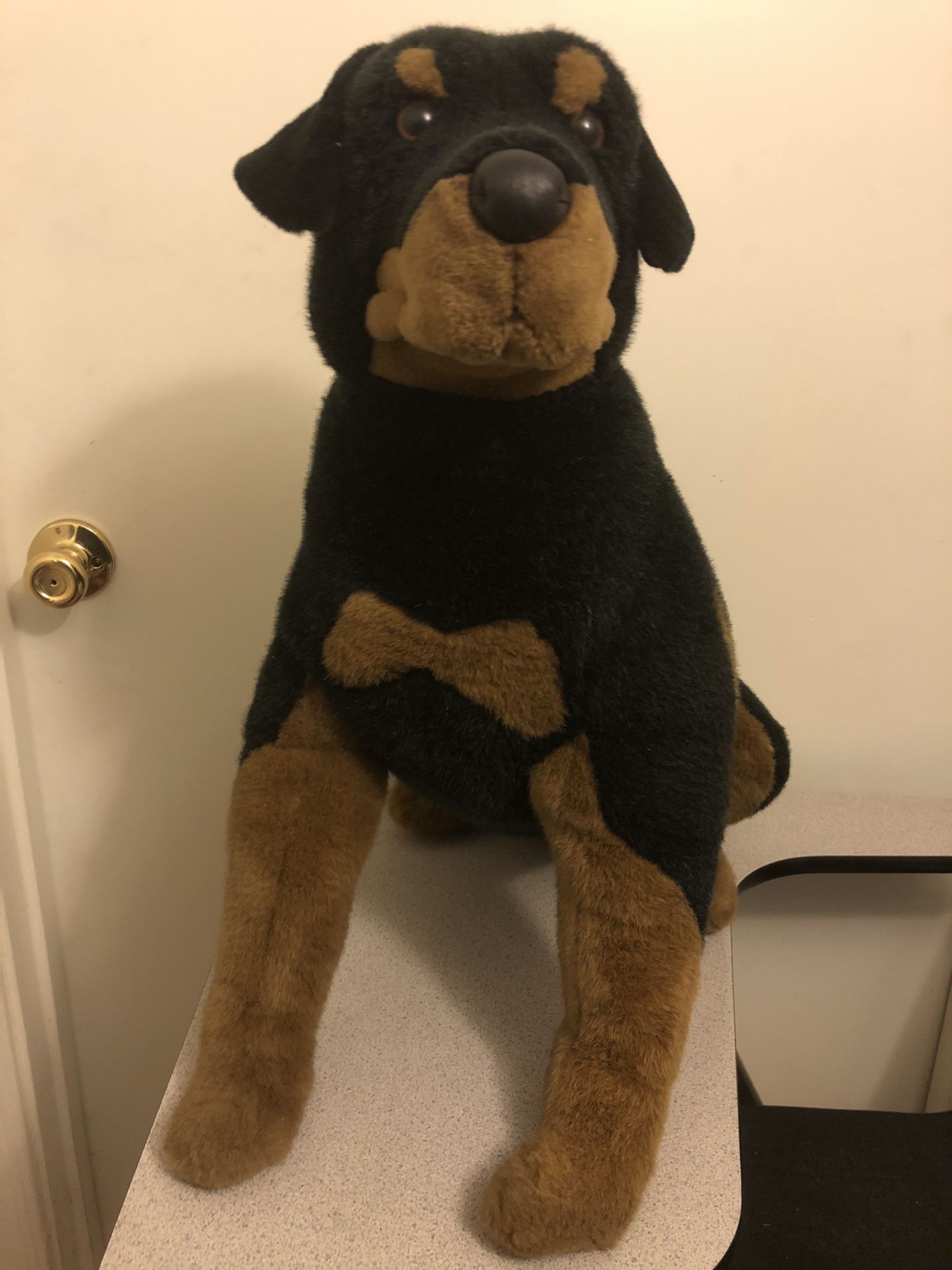 Rottweiler stuffed animal