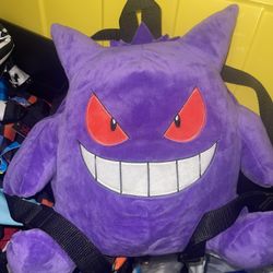 Pokemon Gengar Plush  Backpack