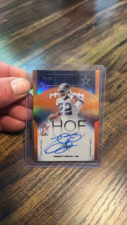 2025 topps signature class Emmitt Smith on card auto /50