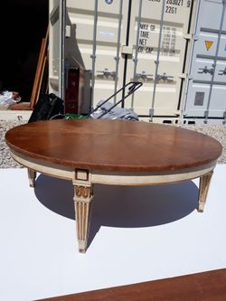 Vintage Baker Round Coffee Table