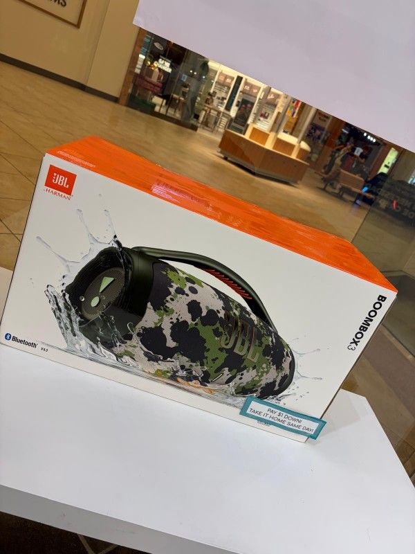 JBL Boombox 3 Portable Bluetooth Speaker New - Pay $5 today and the rest later!!